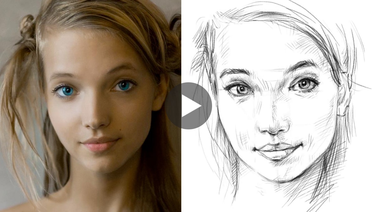 Online art class - Portrait drawing