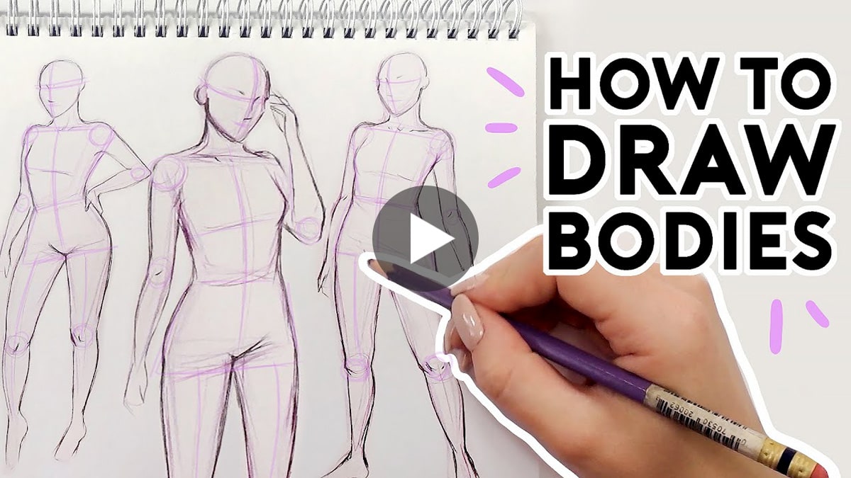 Start drawing people by learning how to draw the human form